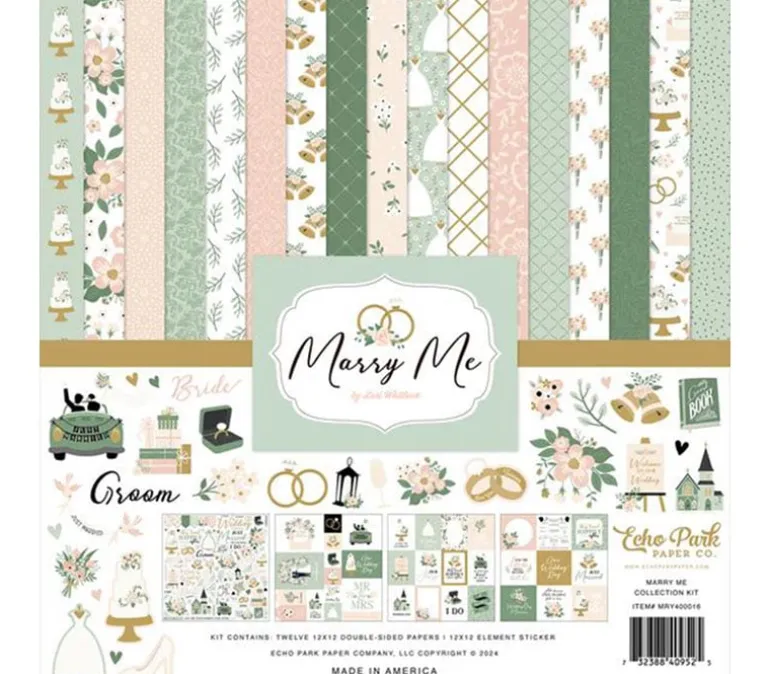 Echo Park Marry Me Collection Kit – 12×12
