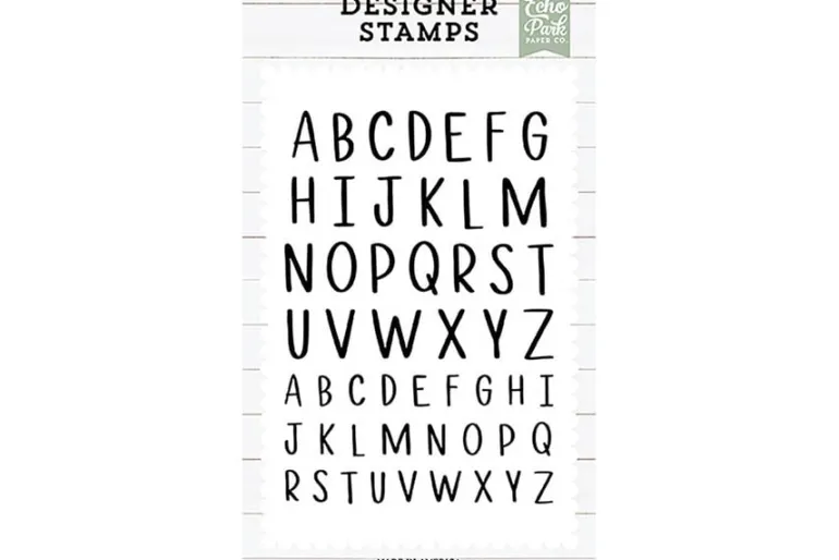 Echo Park Stamp Set – Callum Alphabet