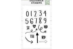 Echo Park Stamp Set – Emily Numbers and Shapes
