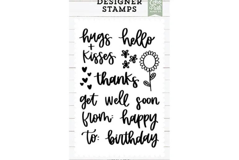 Echo Park Stamp Set – Love You Sentiments