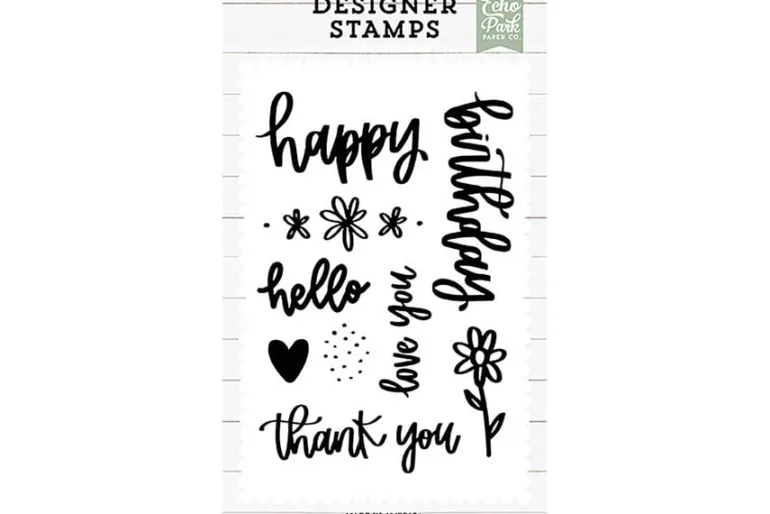 Echo Park Stamp Set – Love You Sentiments