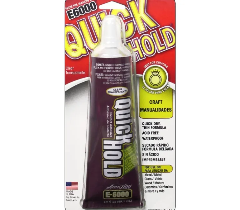 Eclectic E6000 QuickHold Craft Adhesive – 2-ounce