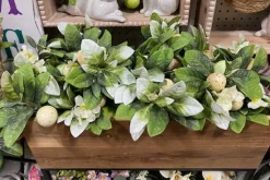 Eggs & Green Leaves Spring Spray – 12″