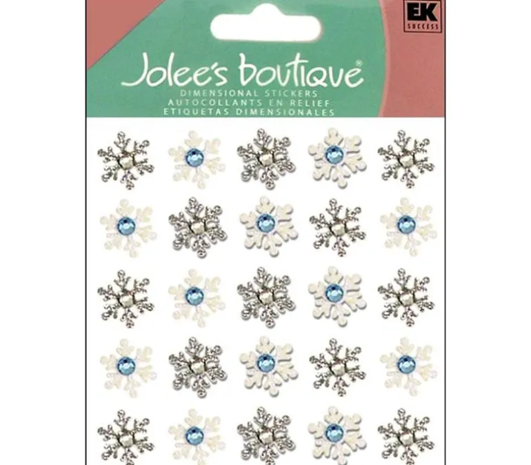 EK Jolee’s Boutique Sticker – Repeats Snowflake