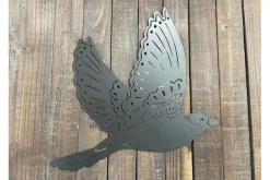Elegant Metal Crane Wall Art by Sierra Pacific Crafts