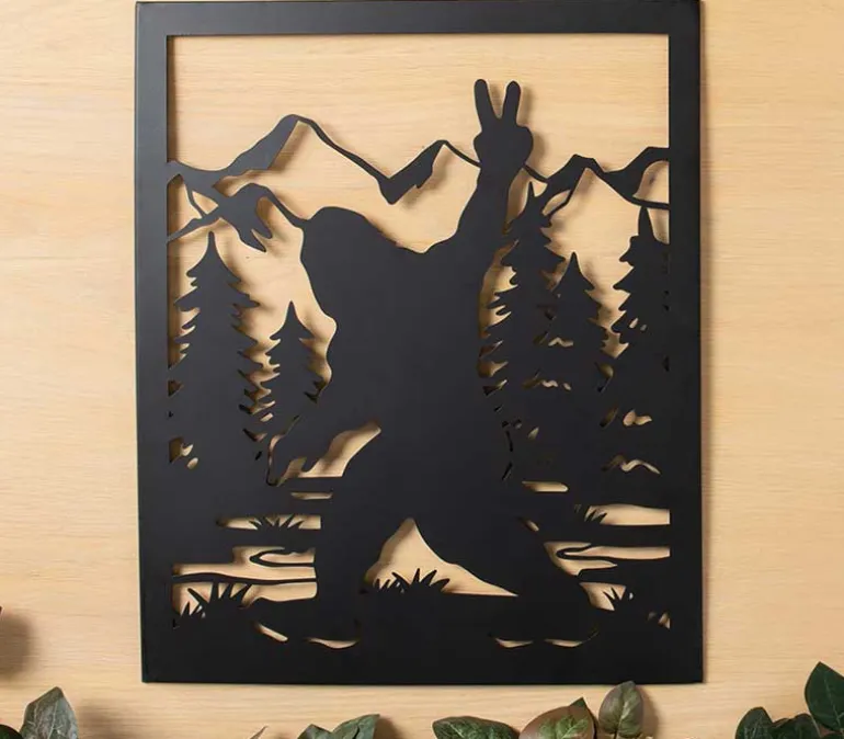Elegant Metal Crane Wall Art by Sierra Pacific Crafts