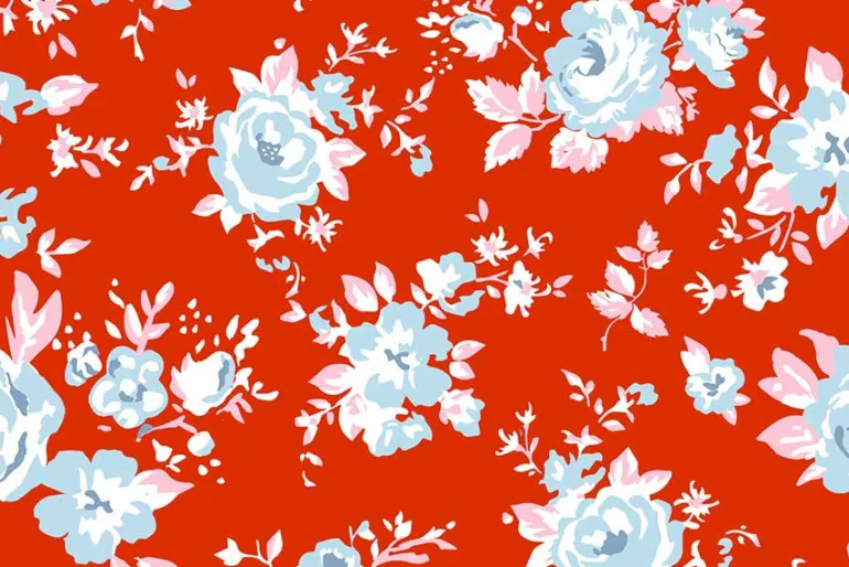 Elise Prize Rose on Red