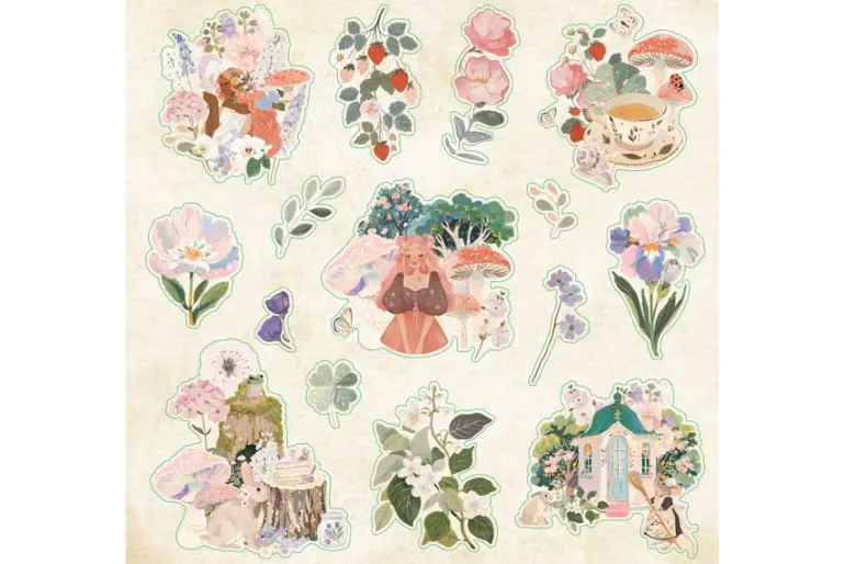 Enchanted Forest Sticker Book