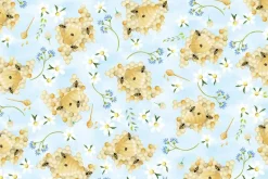 Enchanted Spring Bee & Honey on Blue