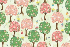 Enchanted Spring Birdhouse Novelty Stripe