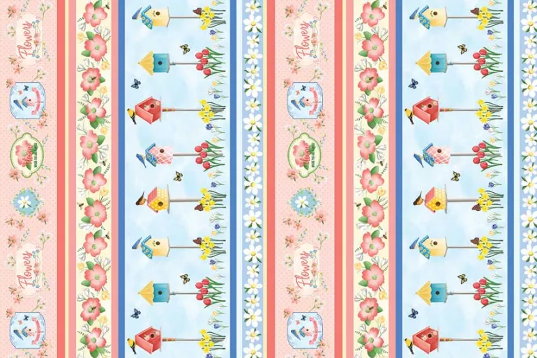 Enchanted Spring Pastel Plaid in Blue
