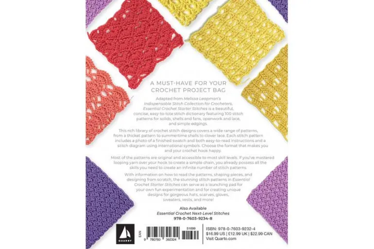 Essential Crochet Starter Stitched Book