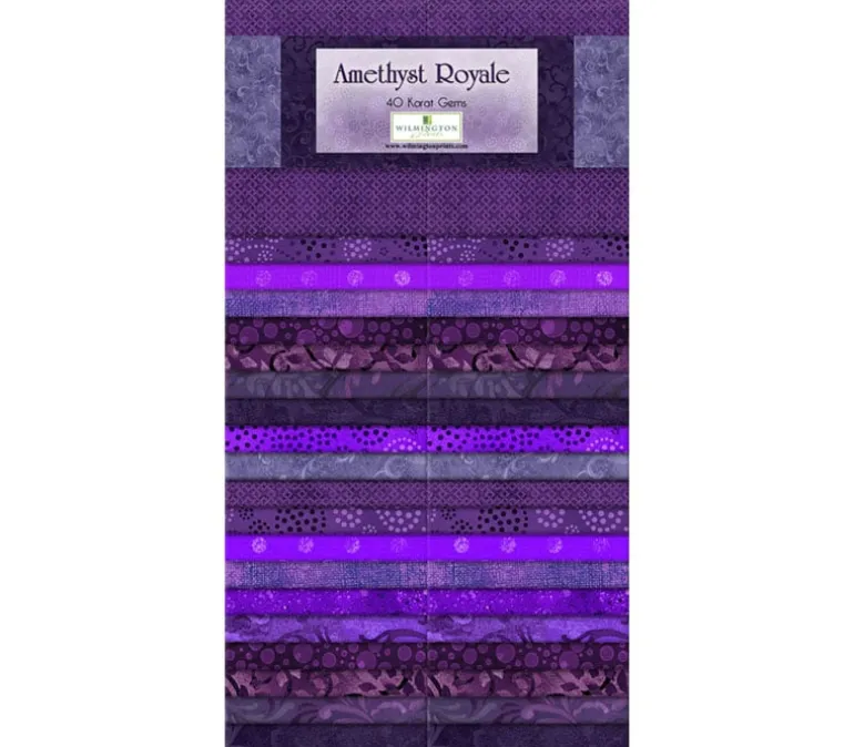 Essential Gems – Amethyst Royal 2.5-inch Strips 40 Piece