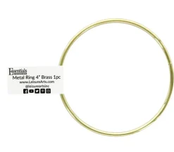 Essentials Brass Rings – 4-inch – 1 Piece