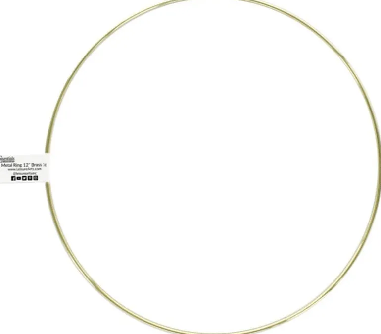 Essentials Brass Rings – 12-inch – 1 Piece