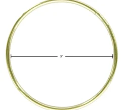 Essentials Brass Rings – 3-inch – 1 Piece