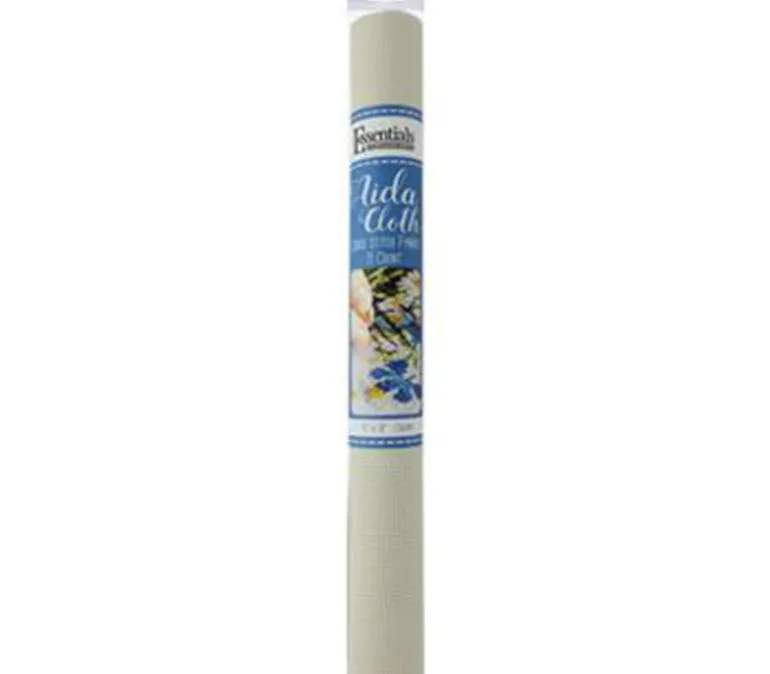 Essentials by Leisure Arts Aida Cloth – 11ct – 15-inch x 18-inch – Cream