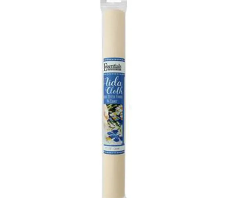 Essentials by Leisure Arts Aida Cloth – 14ct – 15-inch x 18-inch – Cream
