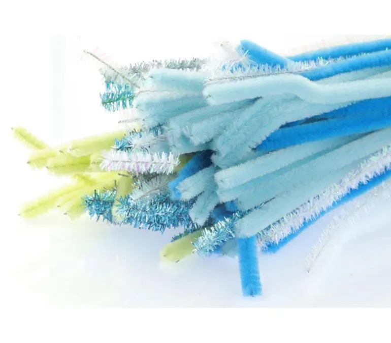 Essentials Chenille Stems – Winter Frost – 6mm – 100 Piece