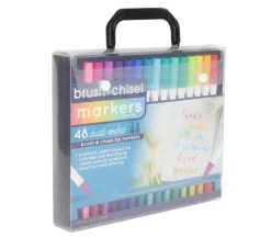 Essentials Dual Tip Marker Set – 48 Piece