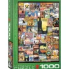 Eurographics Travel Around The World Vintage Posters Puzzle – 1000 Piece