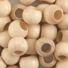 Euro Wood Beads – Large Hole 12mm x 9.8mm – Natural