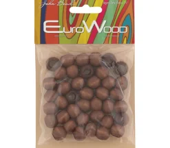 Euro Wood Beads – Large Hole 8mm x 6.5mm – Natural