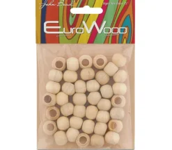 Euro Wood Beads – Round 8mm – Natural