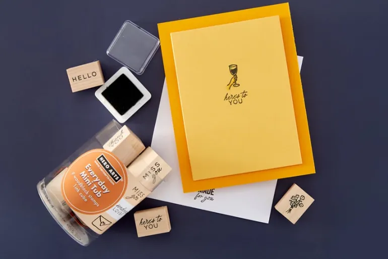 Everyday Mini Tub Woodblock Stamps