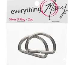 Everything Mary D-Ring Large Silver, 2 pc