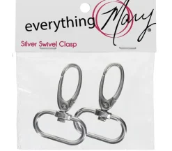 Everything Mary Swivel Clasp Silver, 2 pc