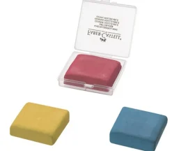 Faber-Castell Kneadable Eraser – Colors – Color Shipped is picked Randomly from Blue, Yellow or Red