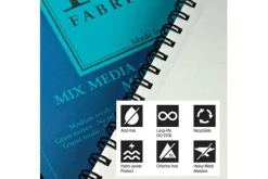 Fabriano 1264 Drawing Pad, 11″x14″, 75lb, 50 Sheets