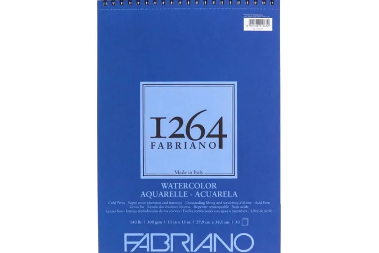 Fabriano 1264 Drawing Pad, 11″x14″, 75lb, 50 Sheets