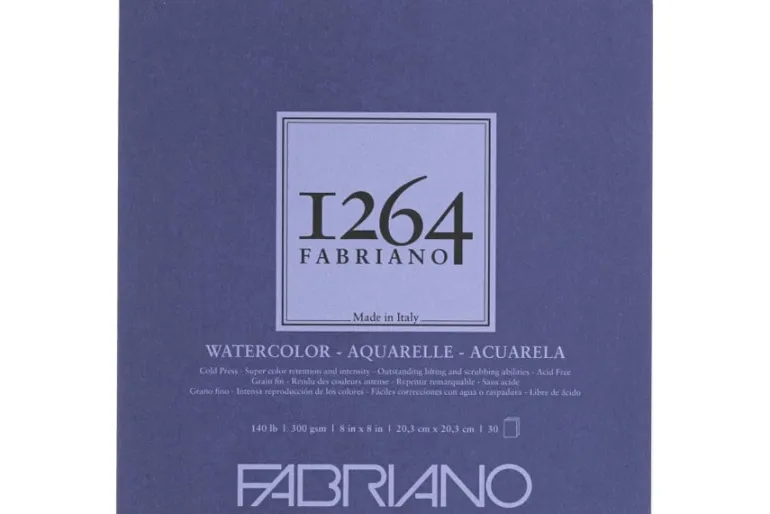 Fabriano 1264 Drawing Pad, 11″x14″, 75lb, 50 Sheets