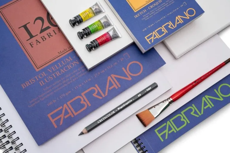 Fabriano 1264 Drawing Pad, 18″x24″, 75lb, 25 Sheets