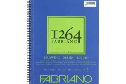 Fabriano 1264 Drawing Pad, 9″x12″, 90lb, 40 Sheets