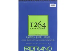 Fabriano 1264 Drawing Pad, 9″x12″, 90lb, 40 Sheets