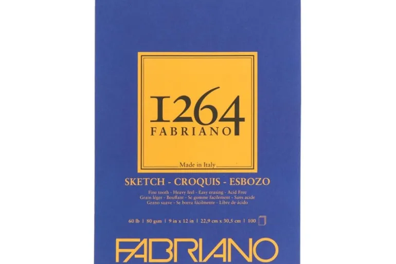 Fabriano 1264 Mixed Media Pad, 11″x14″, 110lb, 60 Sheets