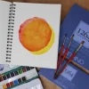 Fabriano 1264 Watercolor Pad, 7″x10″, 140lb, 30 Sheets
