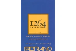 Fabriano 1264 Watercolor Pad, 7″x10″, 140lb, 30 Sheets