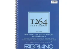 Fabriano 1264 Watercolor Pad, 18″x24″, 140lb, 30 Sheets