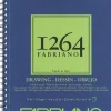 Fabriano 1264 Watercolor Pad, 9″x12″, 140lb, 30 Sheets