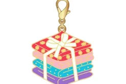 Fabric Bundle Quilting Enamel Zipper Pull Charm