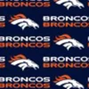 Fabric – Denver Nfl Large Logo Navy