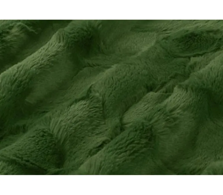 Fabric – Hide Luxe Cuddle In Evergreen