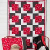 Fabric – NBA Portland Trailblazers 3×1 Yard Quilt Top Kit with Binding