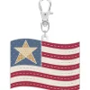 Fabric Roll Quilting Enamel Zipper Pull Charm
