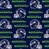 Fabric – Seattle Seahawks NFL Helmets Navy