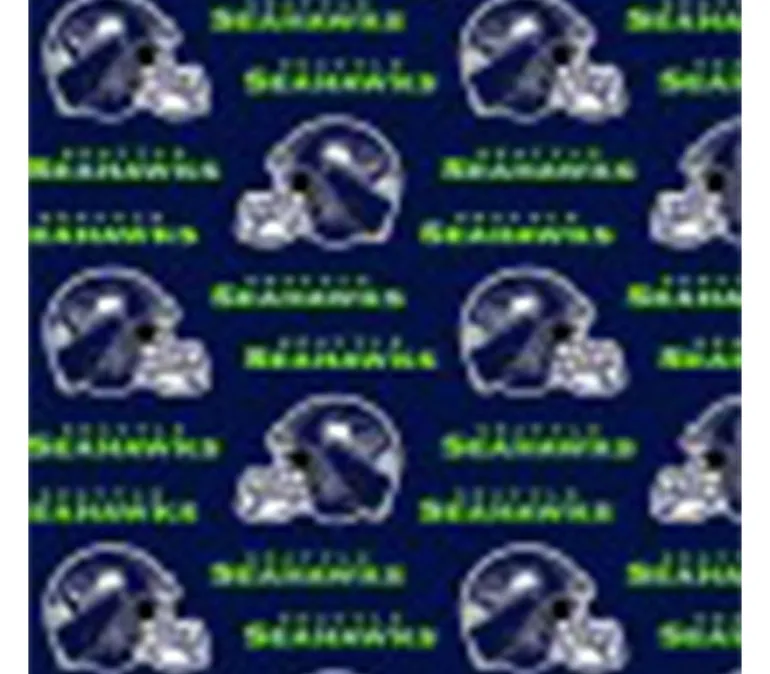 Fabric – Seattle Seahawks NFL Helmets Navy
